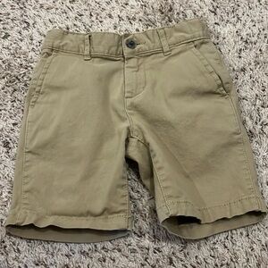 Boys The Children’s Place Uniform Stretch Chino Shorts Flax Khaki Size 5